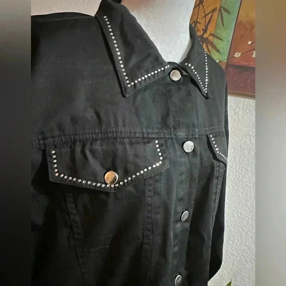 Las Olas black dolphin light jacket size XL - Picture 8 of 11